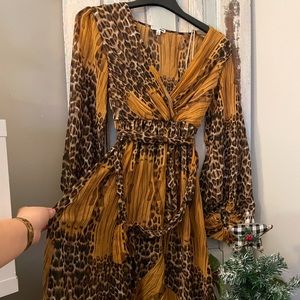 Long sleeve midi dress